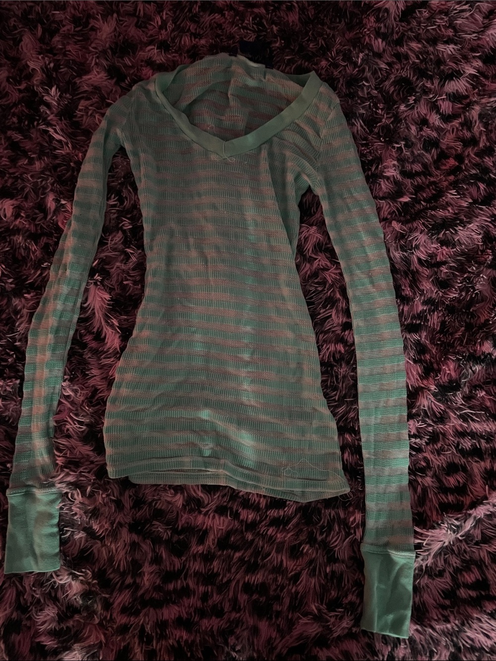see through stripped long sleeves - Picture 1 of 2